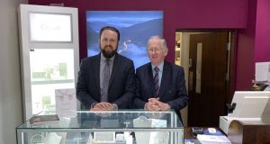 James Gleeson and father Noel, of Wilcox and Carter Jewellers