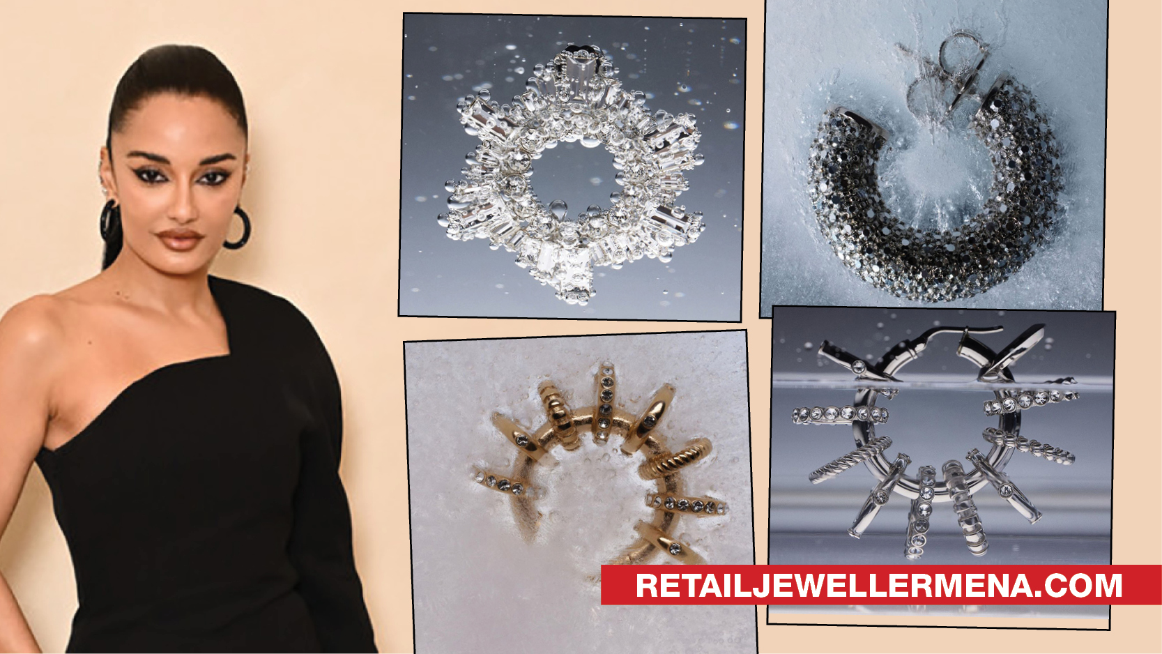 Jordanian-Romanian jewellery designer Amina Muaddi introduces her new jewellery collection