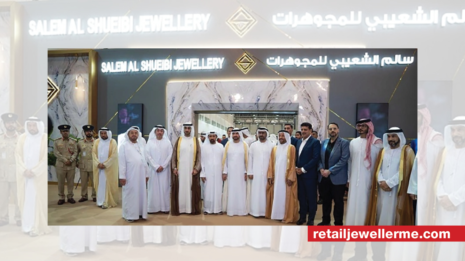 Salem Al Shueibi shines at watch and jewellery Middle East show