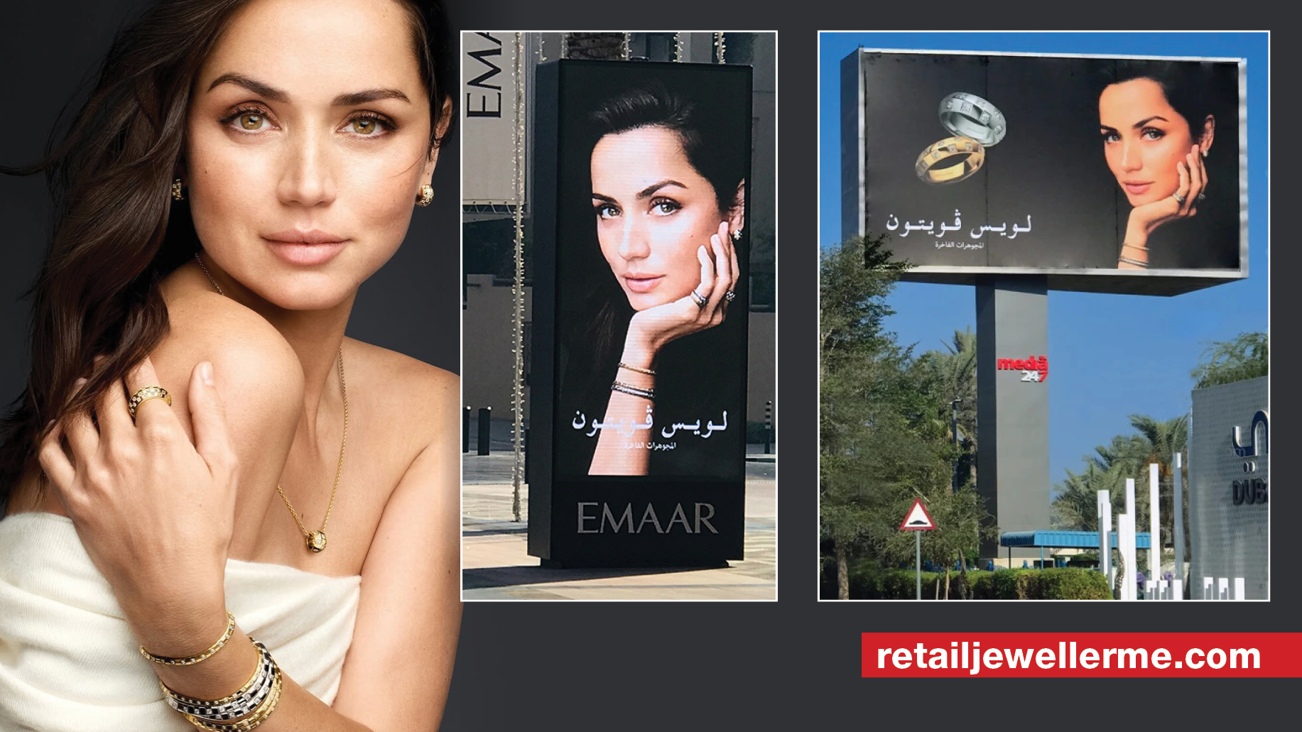 Ana de Armas shines in Louis Vuitton's exclusive fine jewellery campaign in Dubai