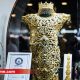Al Romaizan Gold and Jewellery presented a spectacular gold dress - valued at AED 5 million and weighing more than 10 kilogrammes