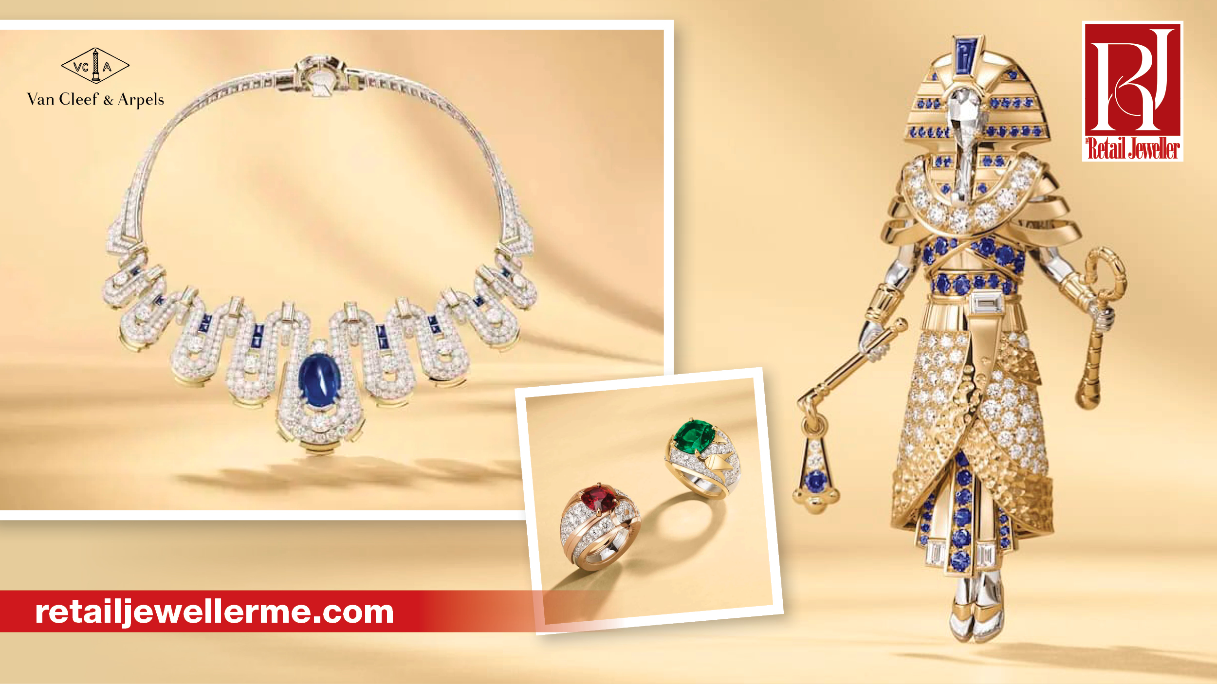Van Cleef & Arpels unveils geometric Egypt-themed high jewellery collection