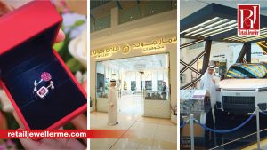 Lamar Gold Jewellery displays the ROX SUV prize during its raffle campaign at Landmark Mall, Doha