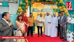 Karat World Gold & Diamonds inaugurates its new showroom in Al Muraqqabat, Dubai, with dignitaries and guests.