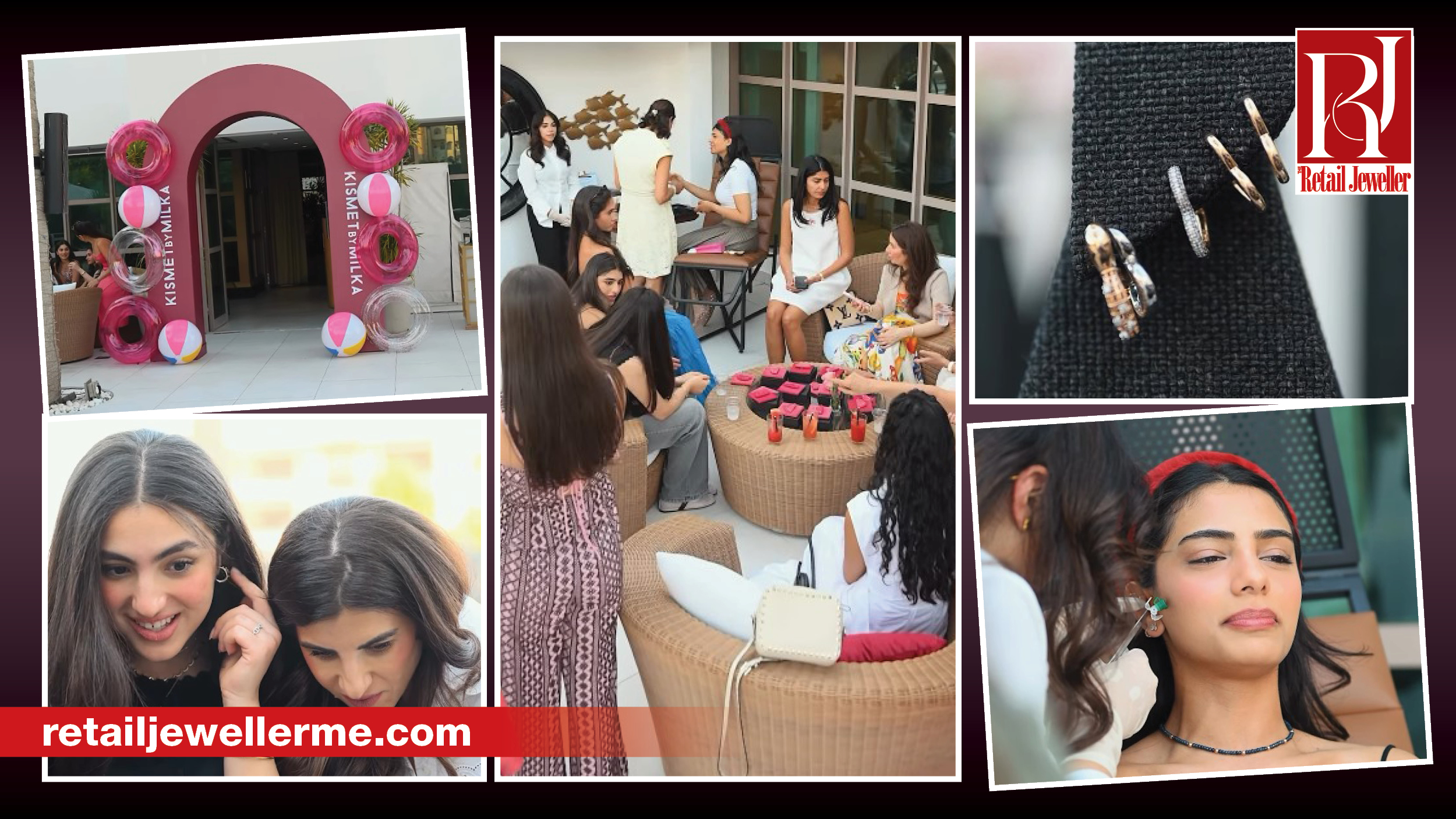Graduates and their mothers attend Kismet by Milka's Graduating Class of 2026 event with Bahrain Jewellery Centre.