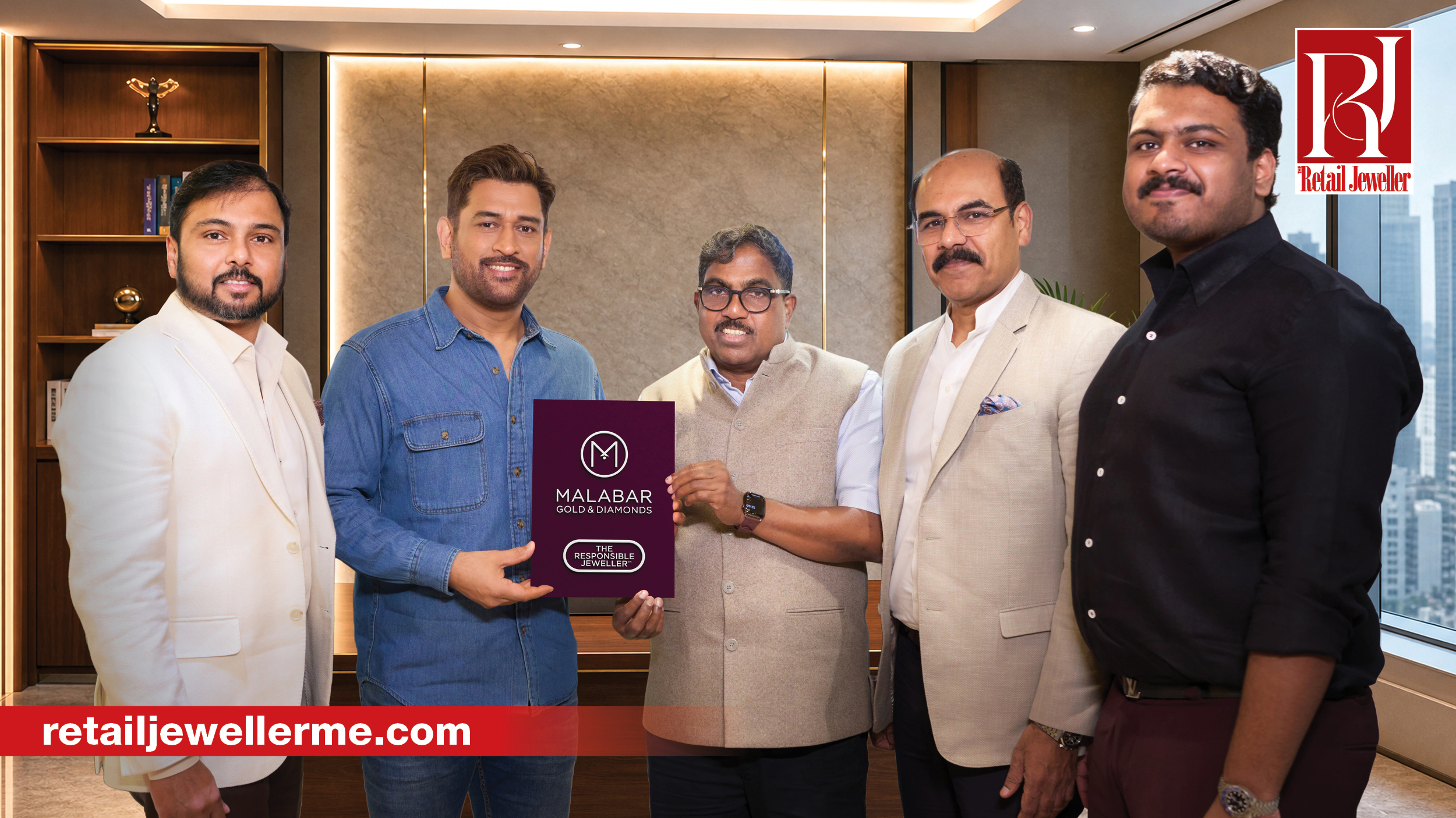 MS Dhoni joins Malabar Gold & Diamonds as brand ambassador for its The Responsible Jeweller campaign.