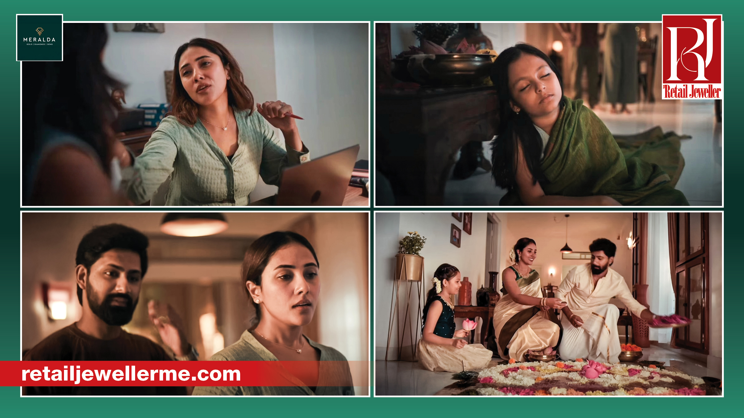 Meralda Jewels' Onam campaign uses a family story to highlight togetherness and being present during festive celebrations.