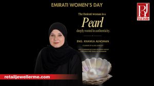 Khawla Alnoman identifies the pearl as a symbol of Emirati women, reflecting UAE heritage, resilience and cultural identity.