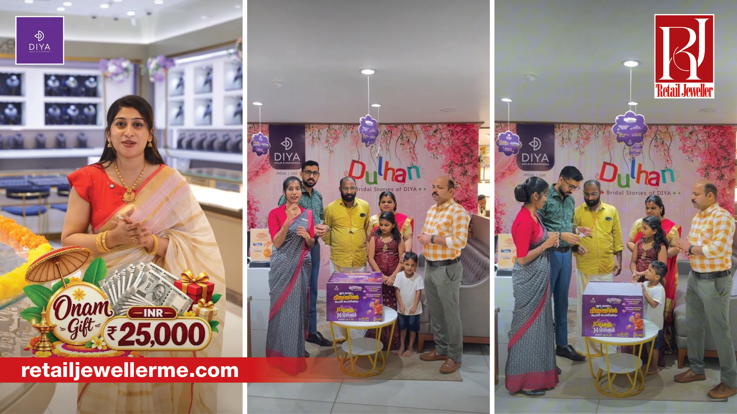 Diya Gold & Diamonds celebrates Onam across the UAE with social media engagement and customer cash rewards