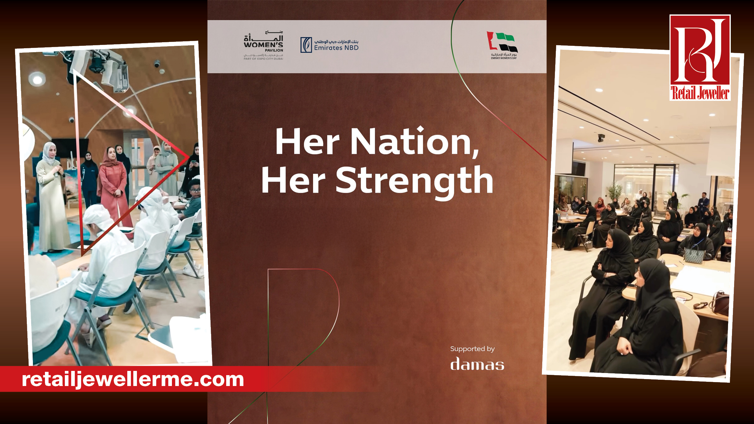 Damas Jewellery recently associated with ‘Her Nation, Her Strength’, an event at Expo City Dubai, to recognize the role of Emirati women in leadership, community and everyday life