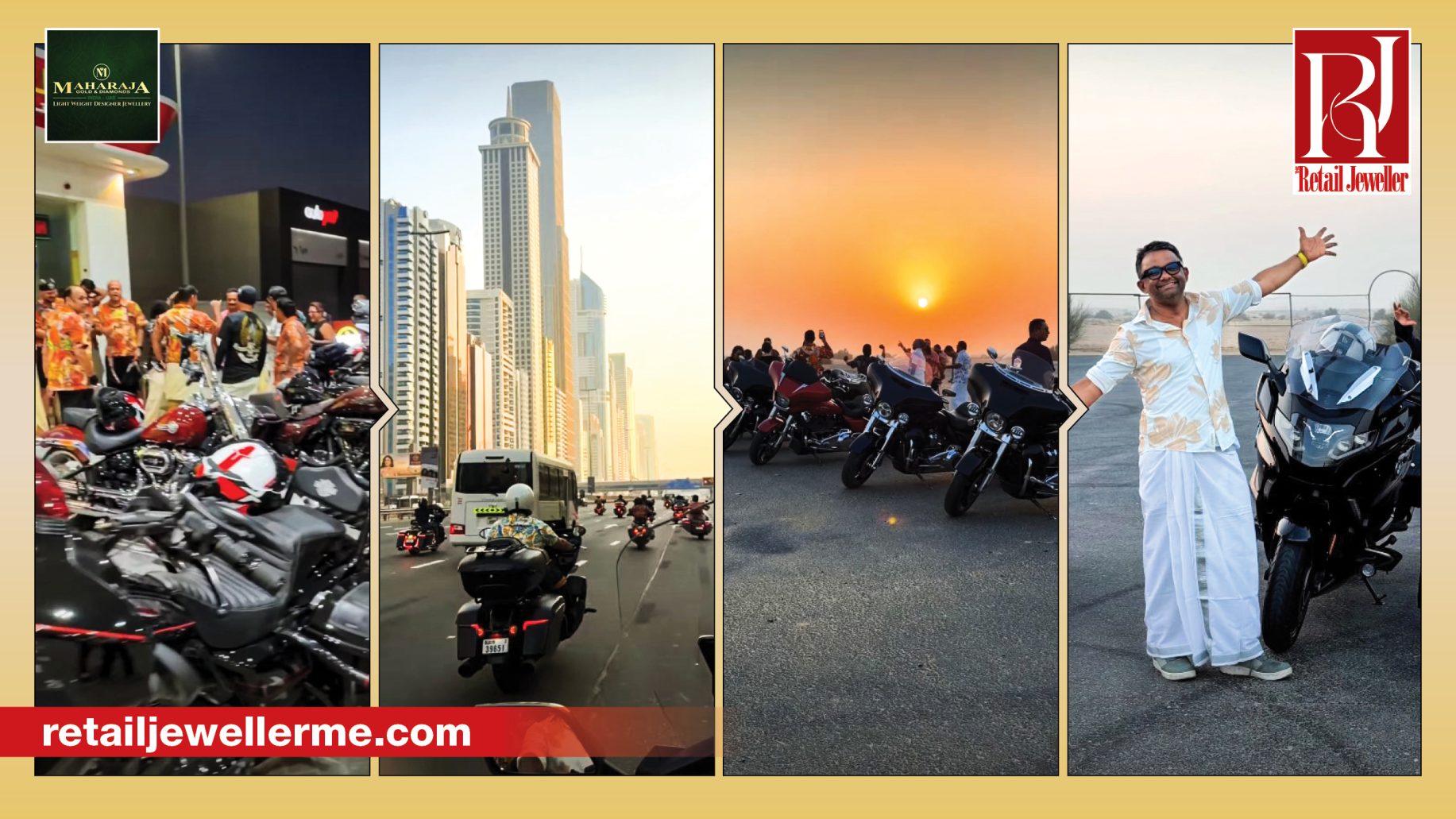 Maharaja Gold & Diamonds organizes ‘Onam Ride 2026’  for Malayalis in the UAE